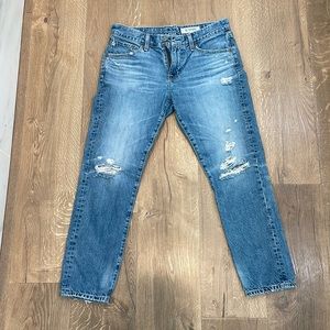 Ag-Ed denim distressed jeans